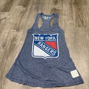 Original Retro Brand Blue New York Rangers Tank Top